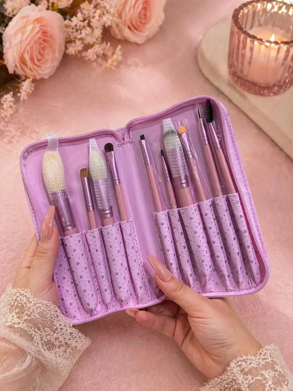 For Practicing Makeup Makeup Brushes Set 10 Pcs