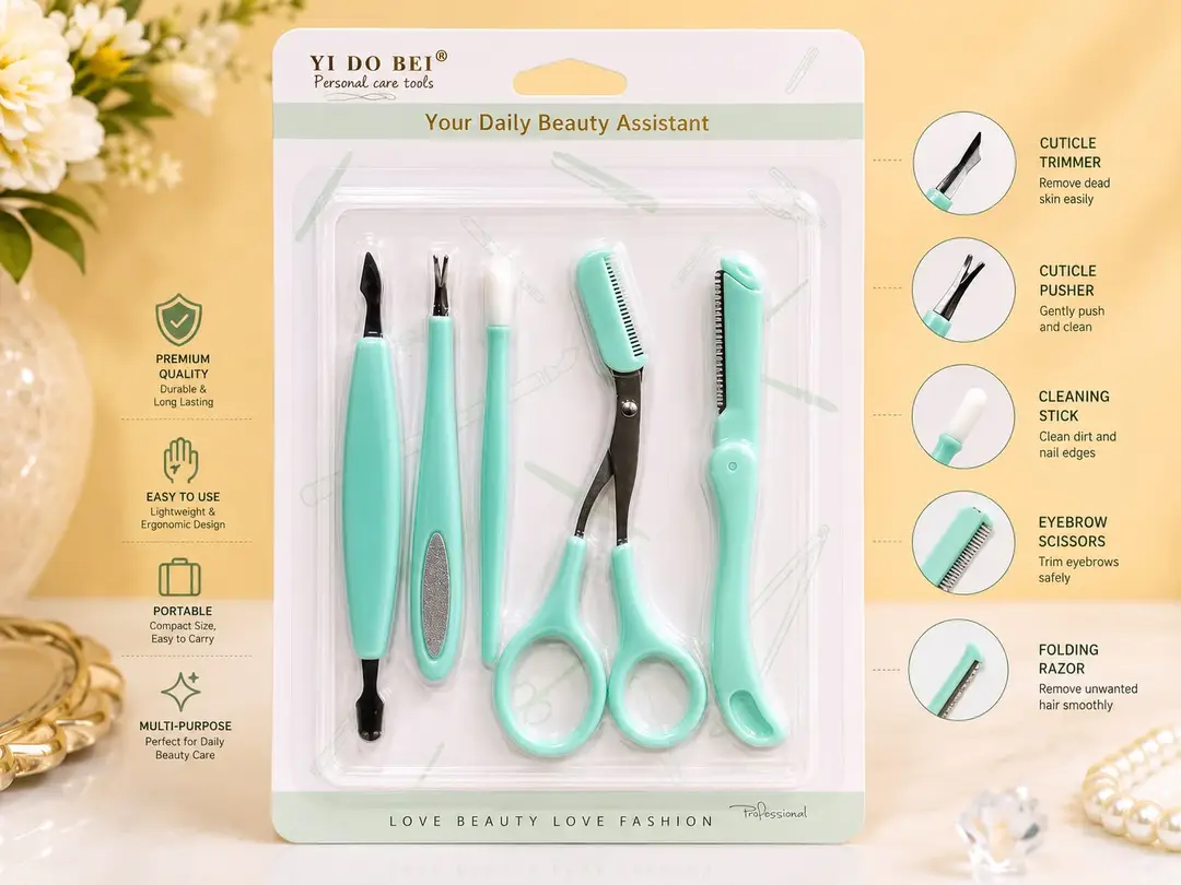 YeDoBei Professional 5 PCS Eyebrow Grooming Kit?