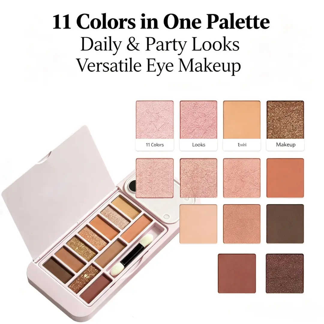 Matte And Glitter Eyeshadow Palette 100
