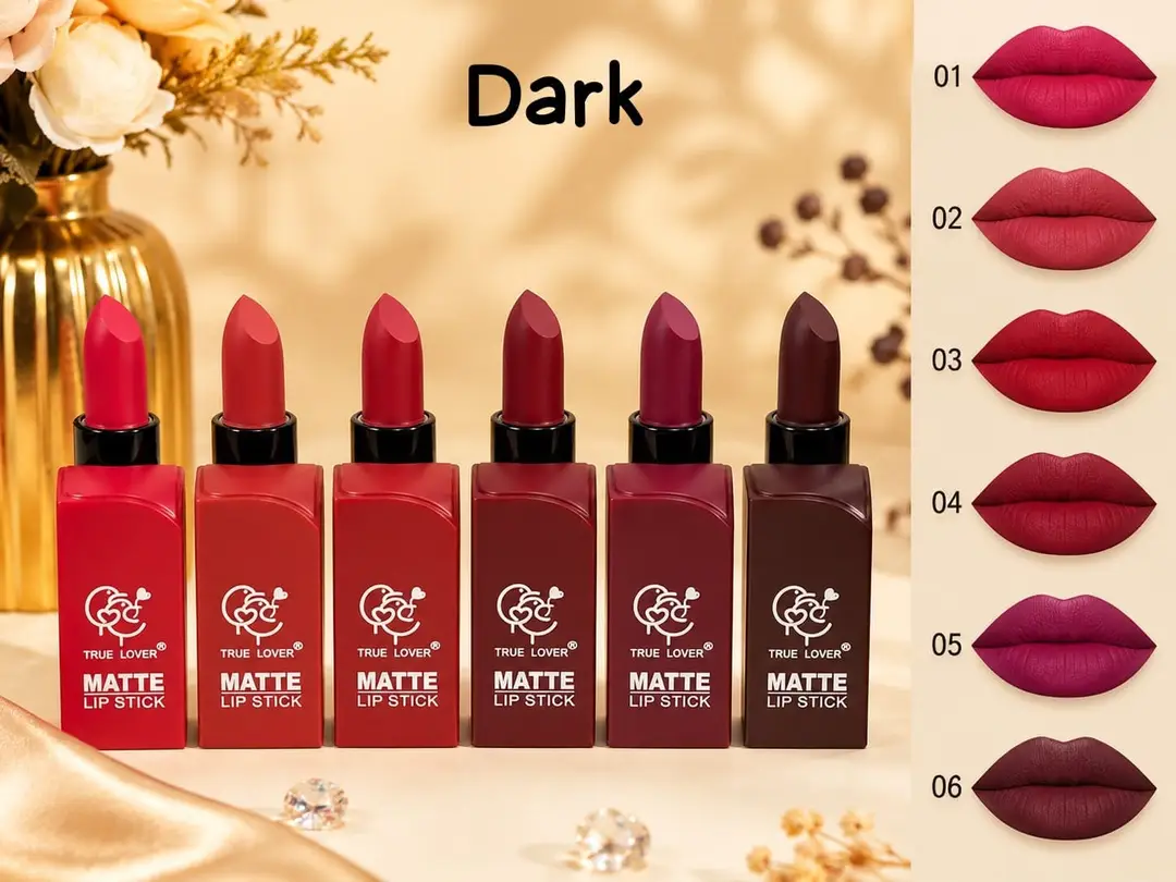 Bold Coverage Lipstick 100 g - 6 Pcs