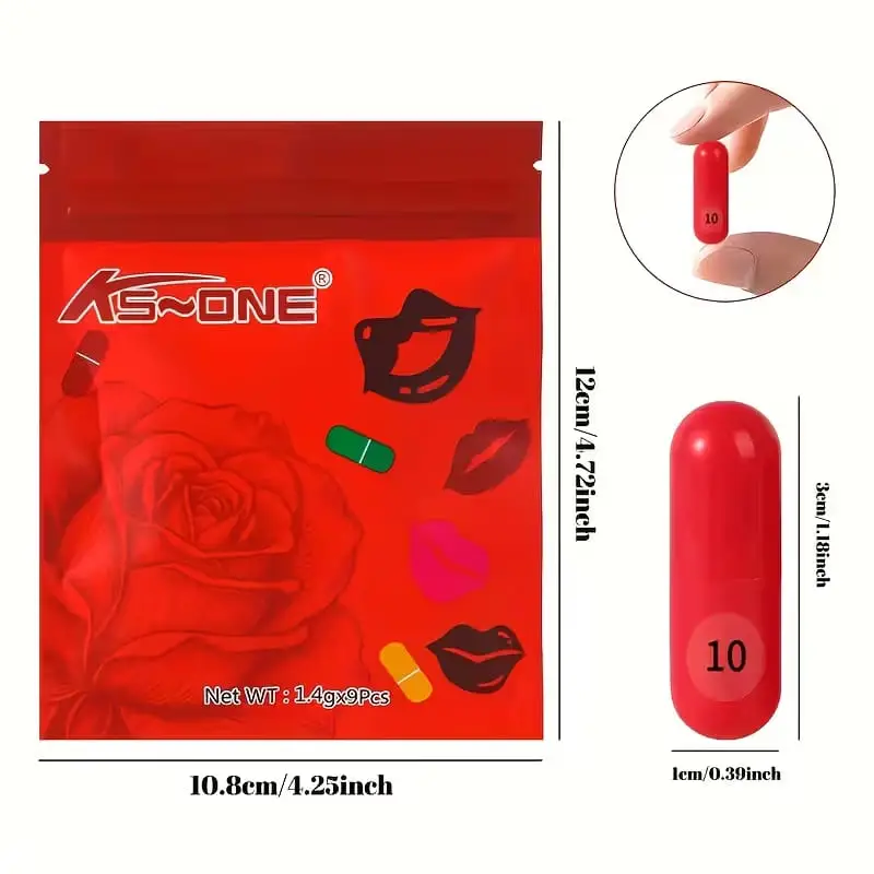 Ks One 9 Pcs Mini Lipsticks Hot Color