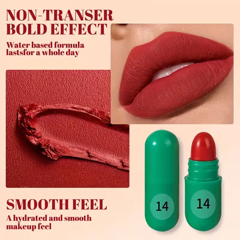 Ks One 9 Pcs Mini Lipsticks Hot Color