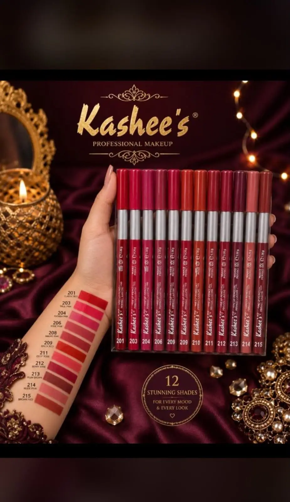 Kashee's pencil 12 pcs