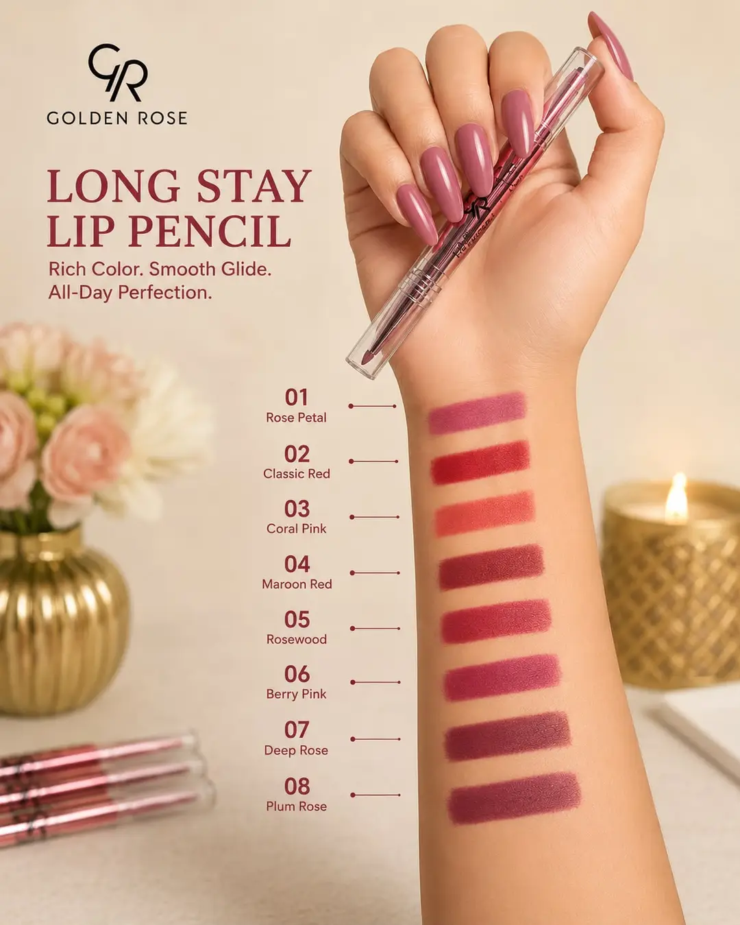 High Pigmented Lip Gloss & Lipstick 200