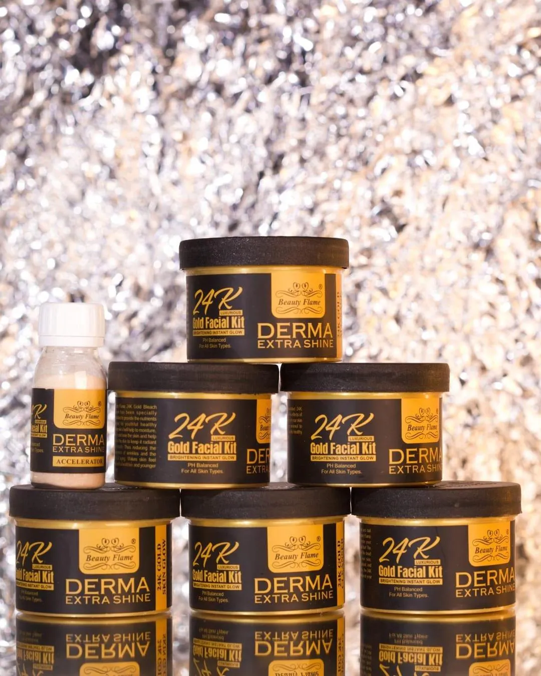 Derma Gold Facial Kit Whitening Cream 300g All Skin Types