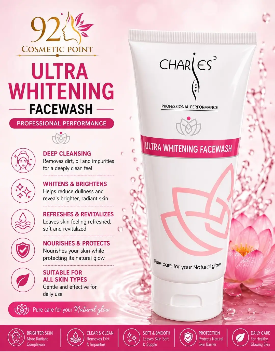 Whitening And Brightening Face Wash 100
