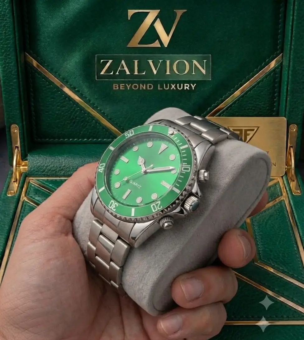 Fortune Limited edition watch( silver+ green Dial)