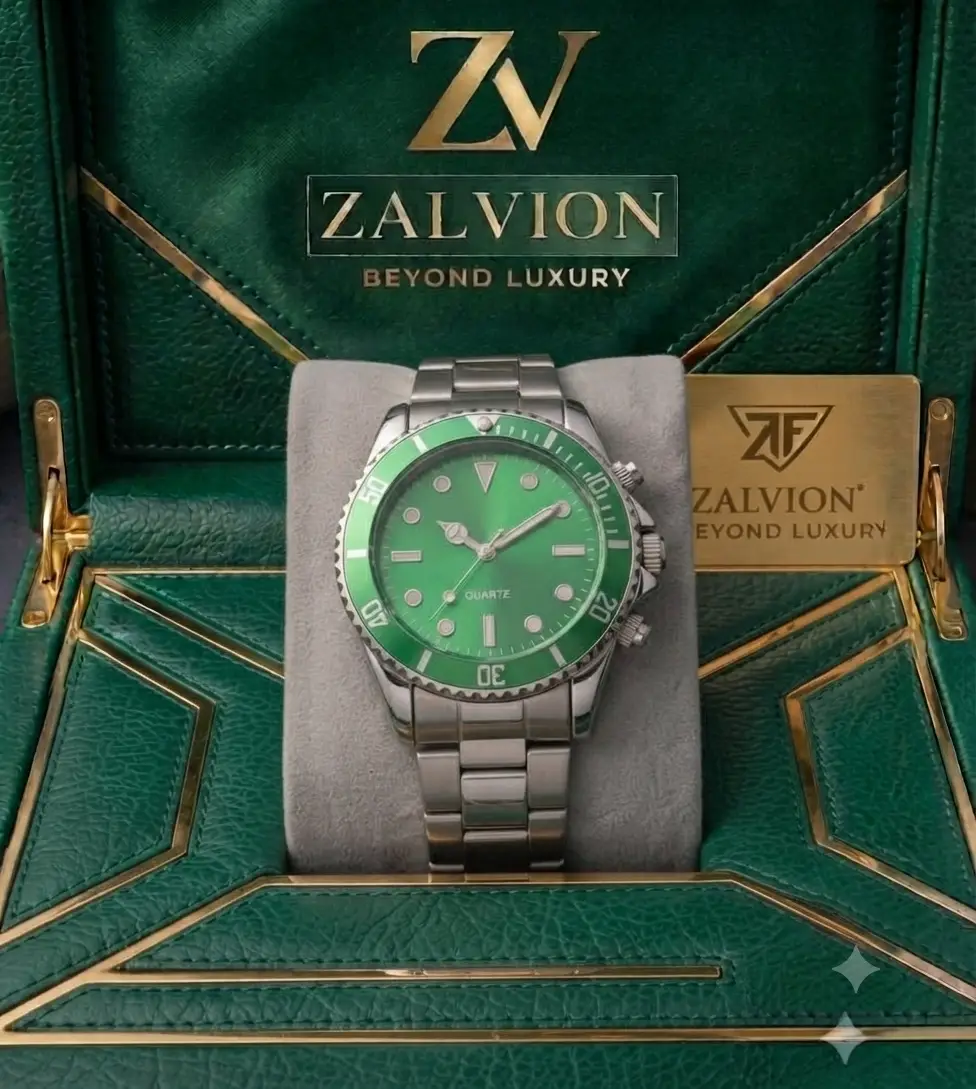 Fortune Limited edition watch( silver+ green Dial)