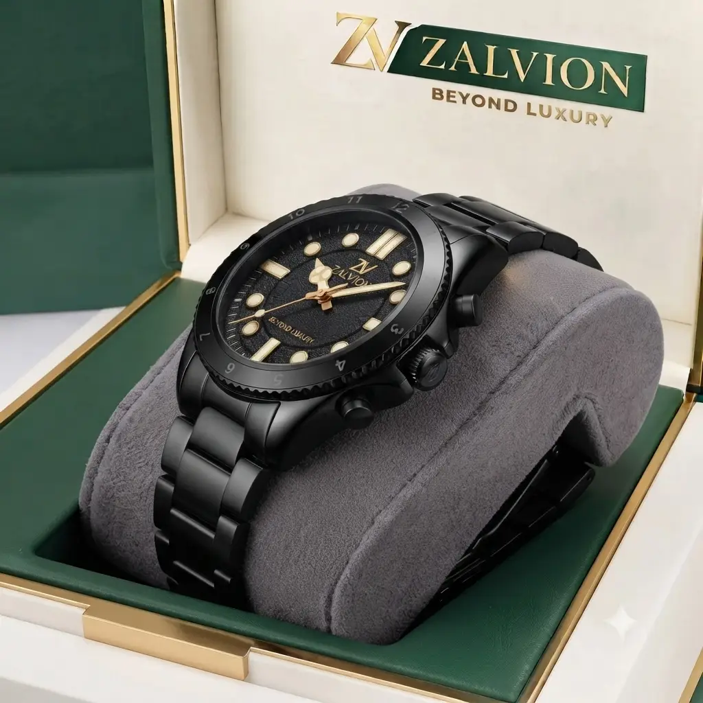 Fortune Limited edition watch( black chain+ black Dial)