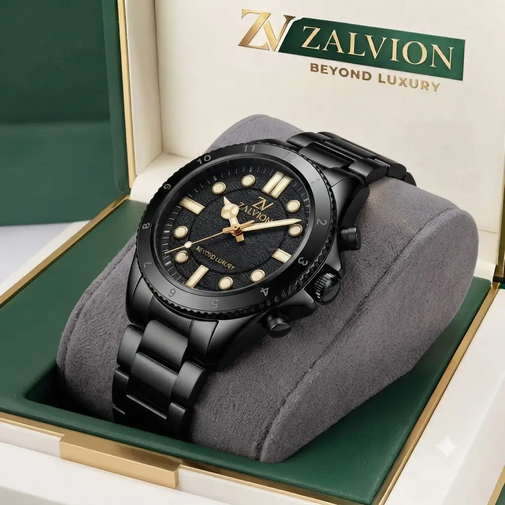 Fortune Limited edition watch( black chain+ black Dial)