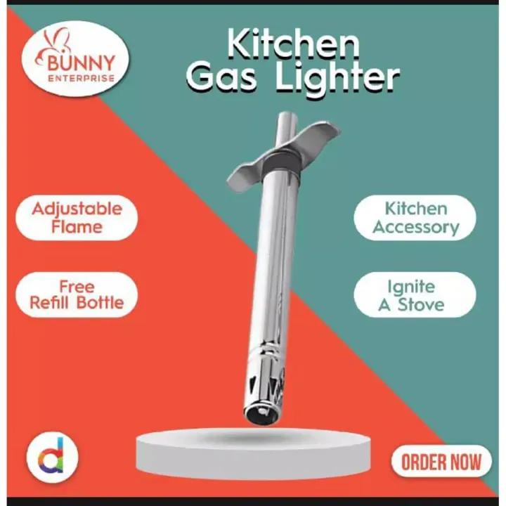 Stainless Steel Gas Lighter Battery Free Spark Proof