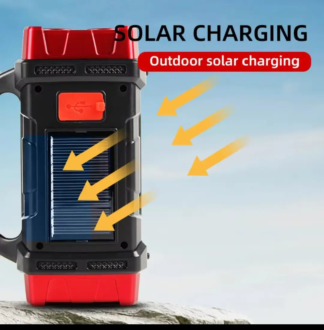 Hurry Bolt Solar Lamp 25W Bright White Light