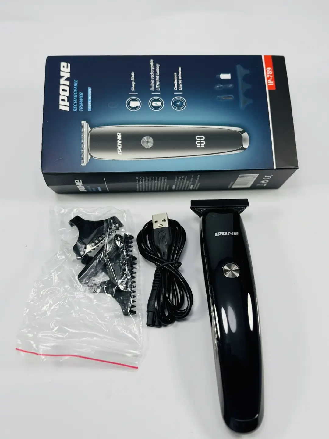 Professional Hair Trimmer For Men With LED Digital Display