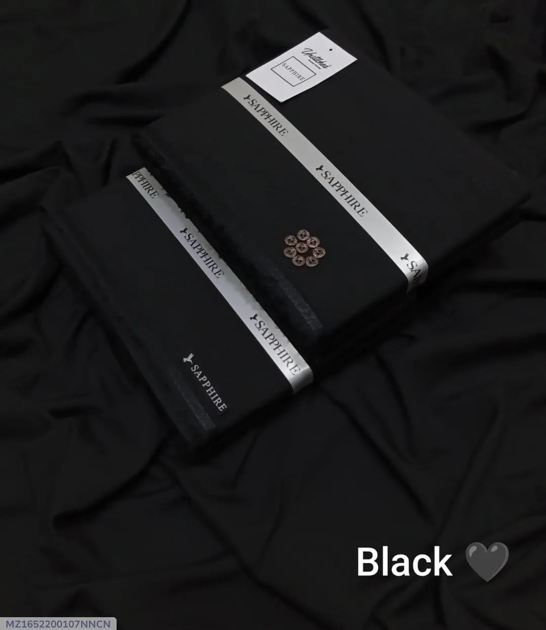 Men's Black Unstitched Wash & Wear Suit All Season