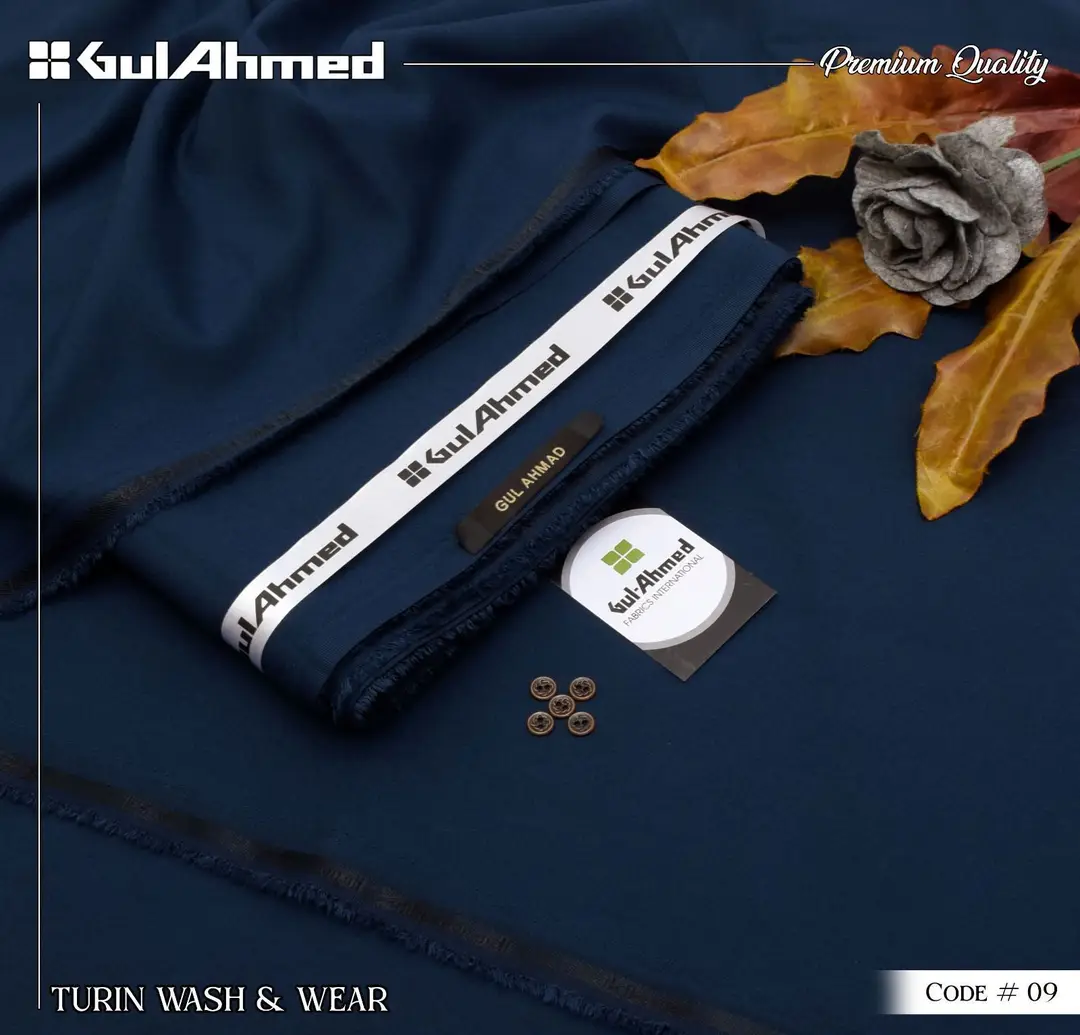 Men’s Unstitched Wash And Wear Plain Suit