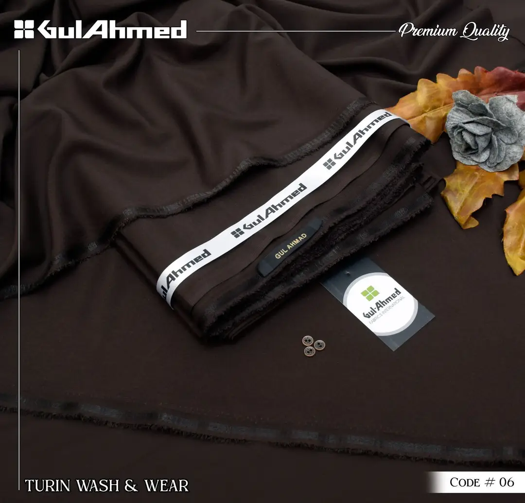 Men’s Unstitched Wash And Wear Plain Suit