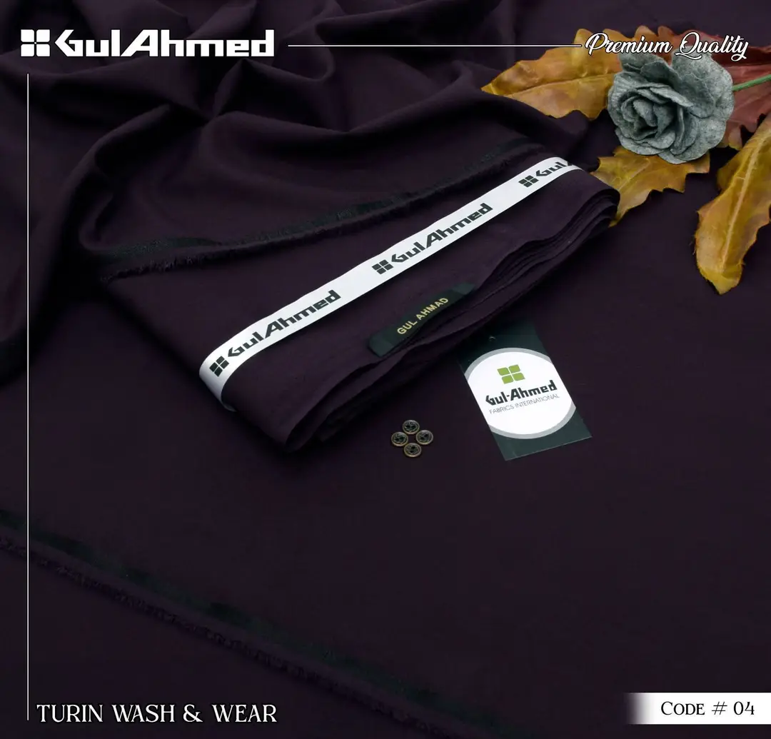 Men’s Unstitched Wash And Wear Plain Suit