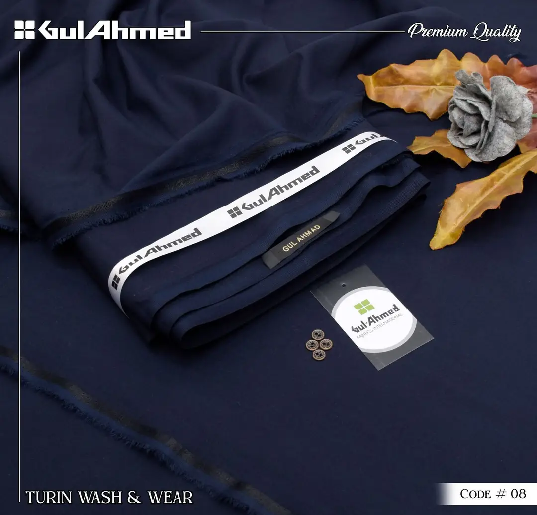 Men’s Unstitched Wash And Wear Plain Suit
