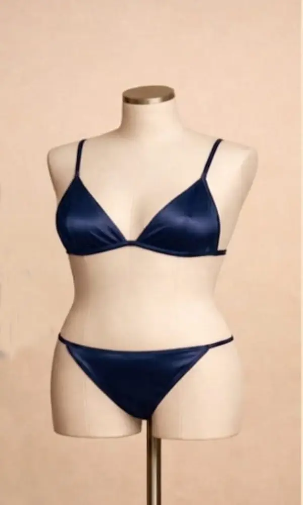 Silk Plain Comfortable And Lightweight Nightwear Set
