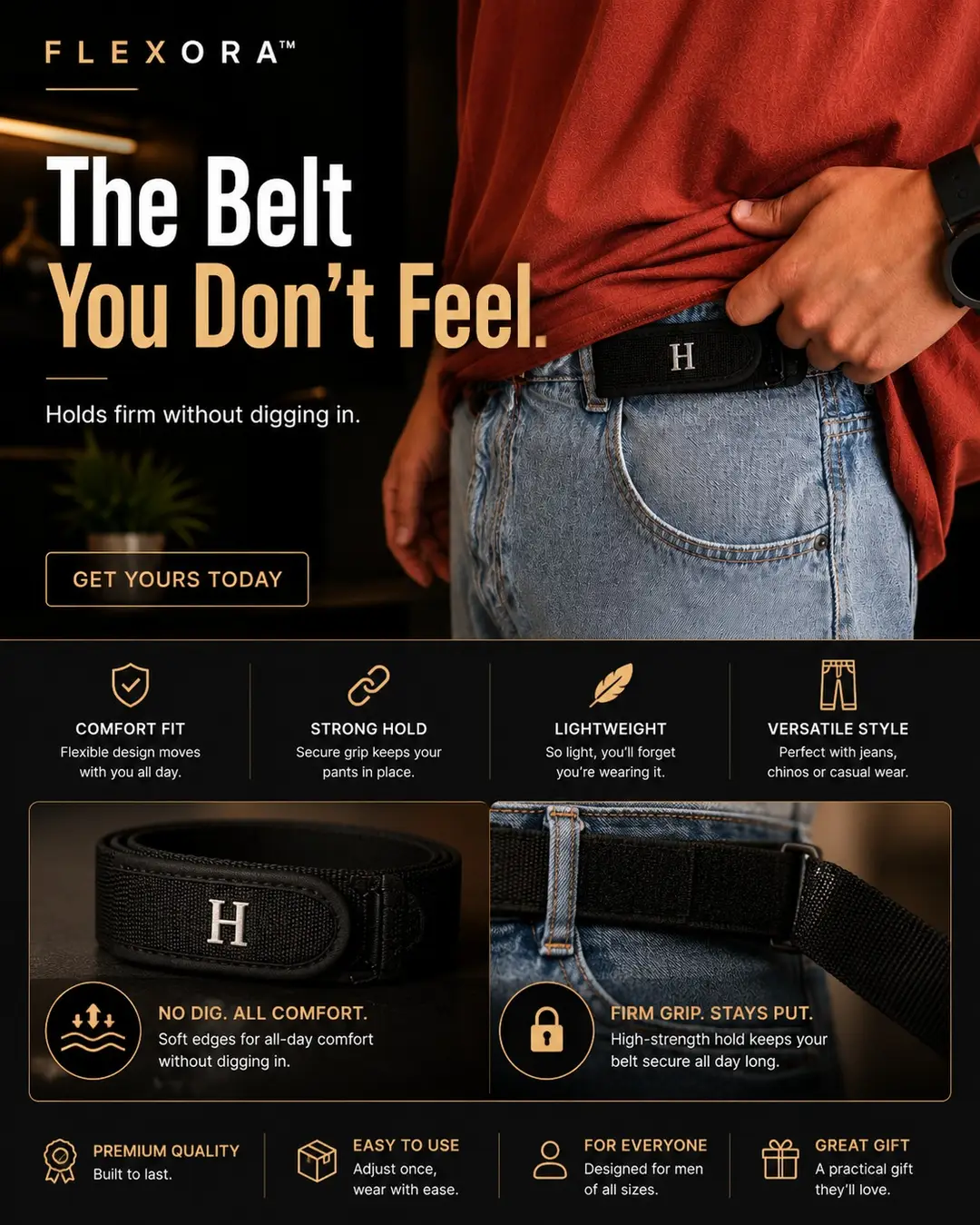 Buckle Less Belt