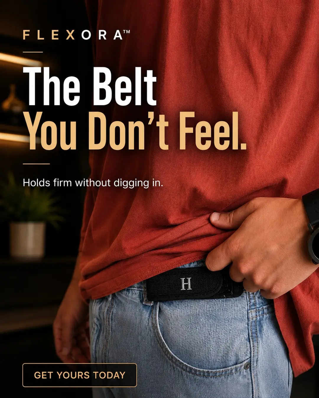 Buckle Less Belt By FLEXORA