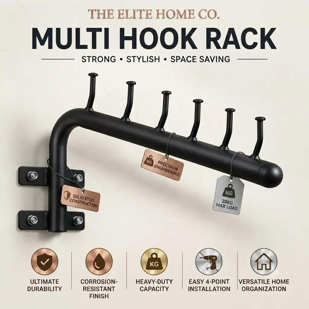 Clothes Hanger 5 Hook