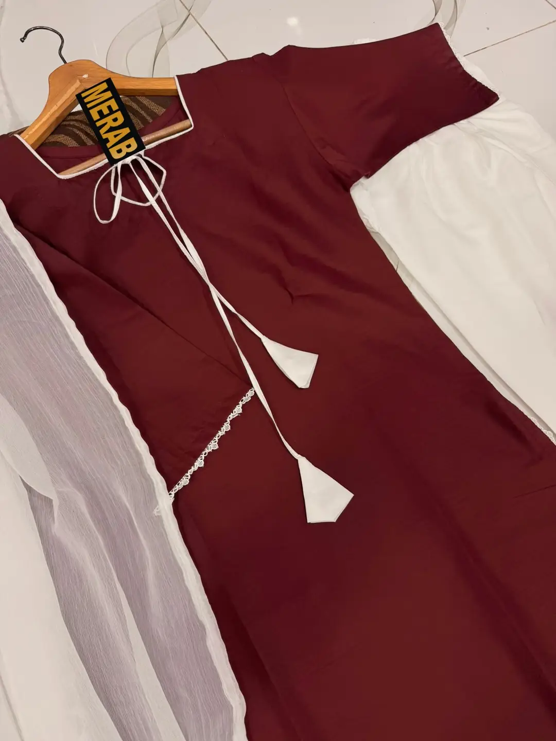 3 Pcs Women's Stitched Cotton Plain Suit