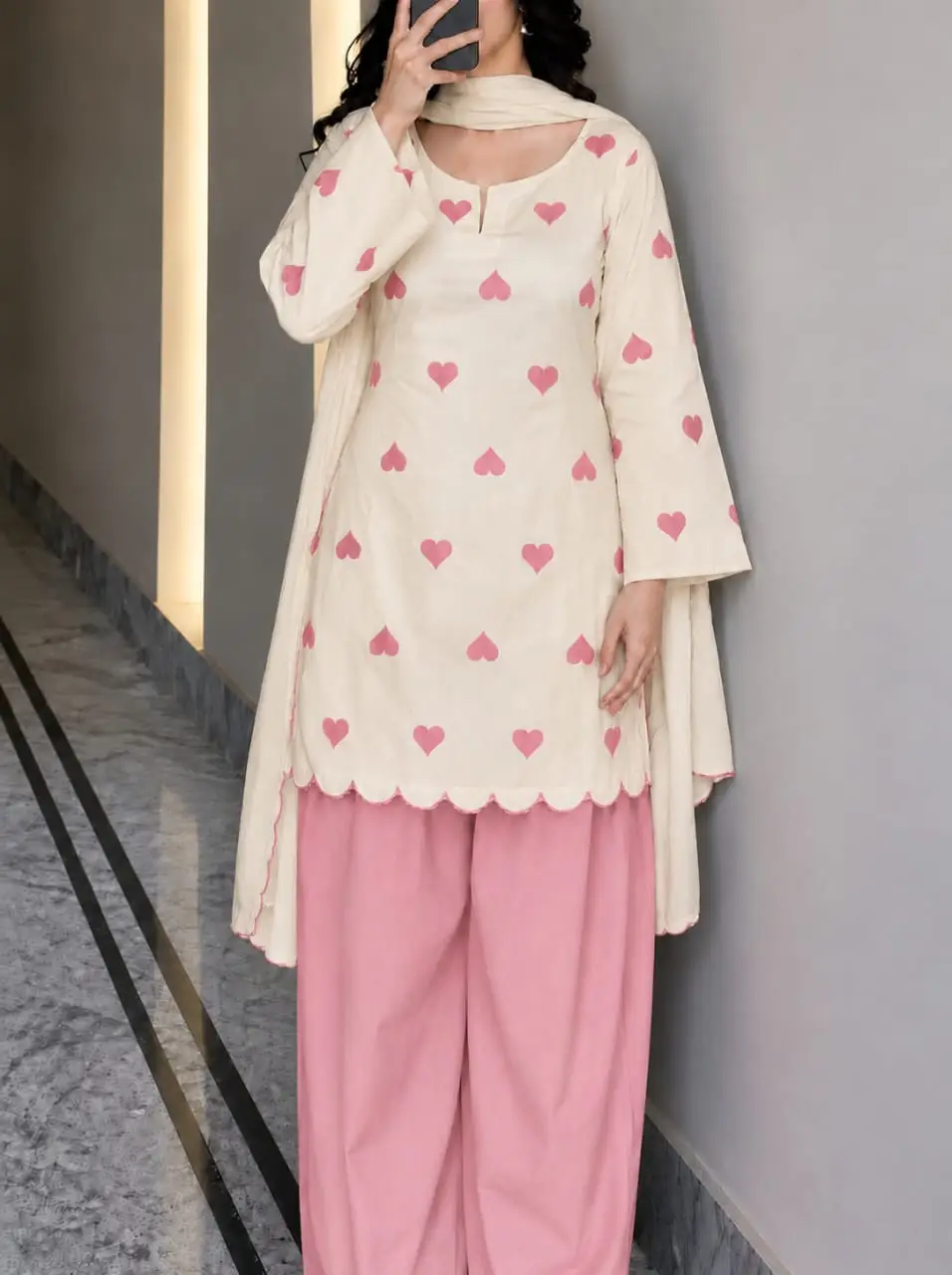 3 Pcs Women's Stitched Swiss Voile Printed Suit