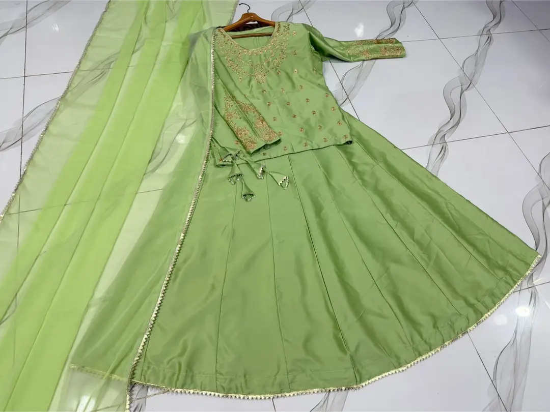 3 Pcs Women's Stitched Shamoz Silk Hand Work Suit
