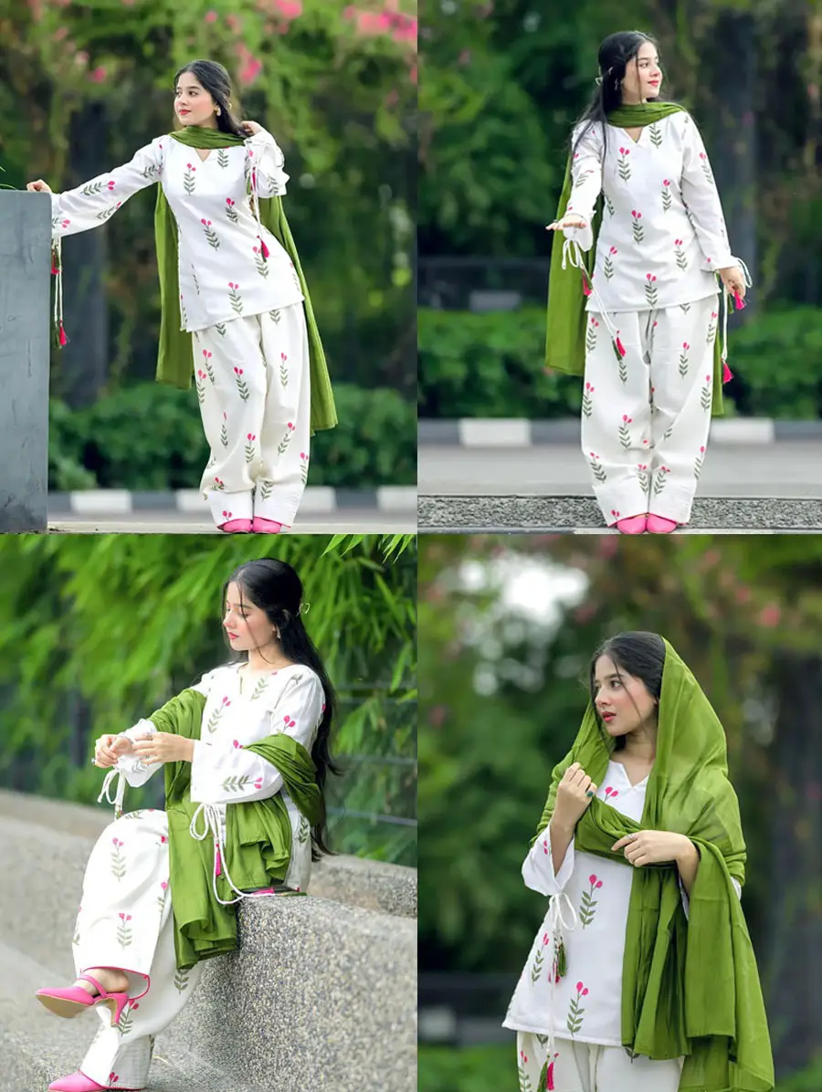 3 Pcs Women's Stitched Dobby Lawn Printed Suit