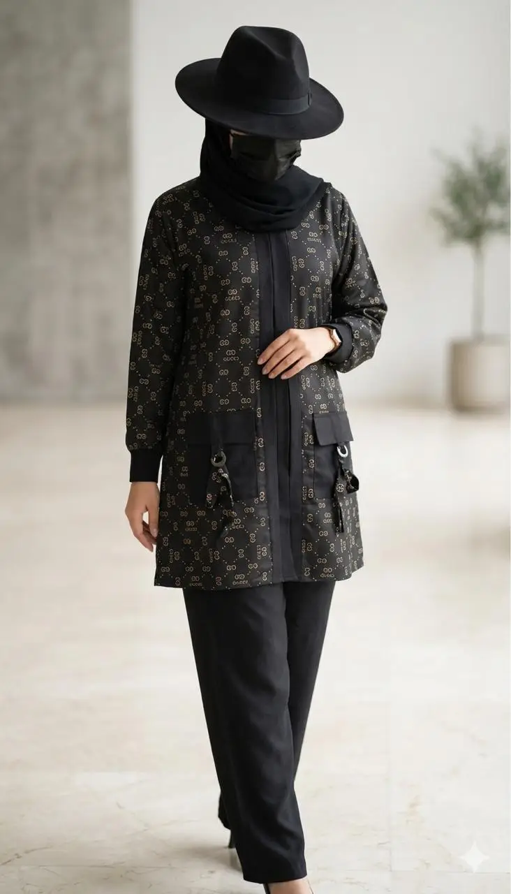 2 Pcs Women's Stitched Linen Printed Shirt And Trouser