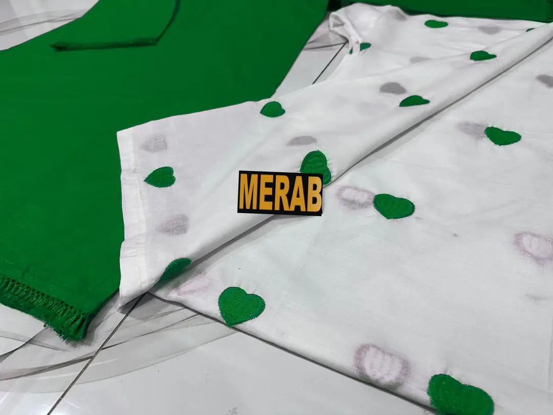 2 Pcs Women's Stitched Cotton Printed Shirt And Trouser