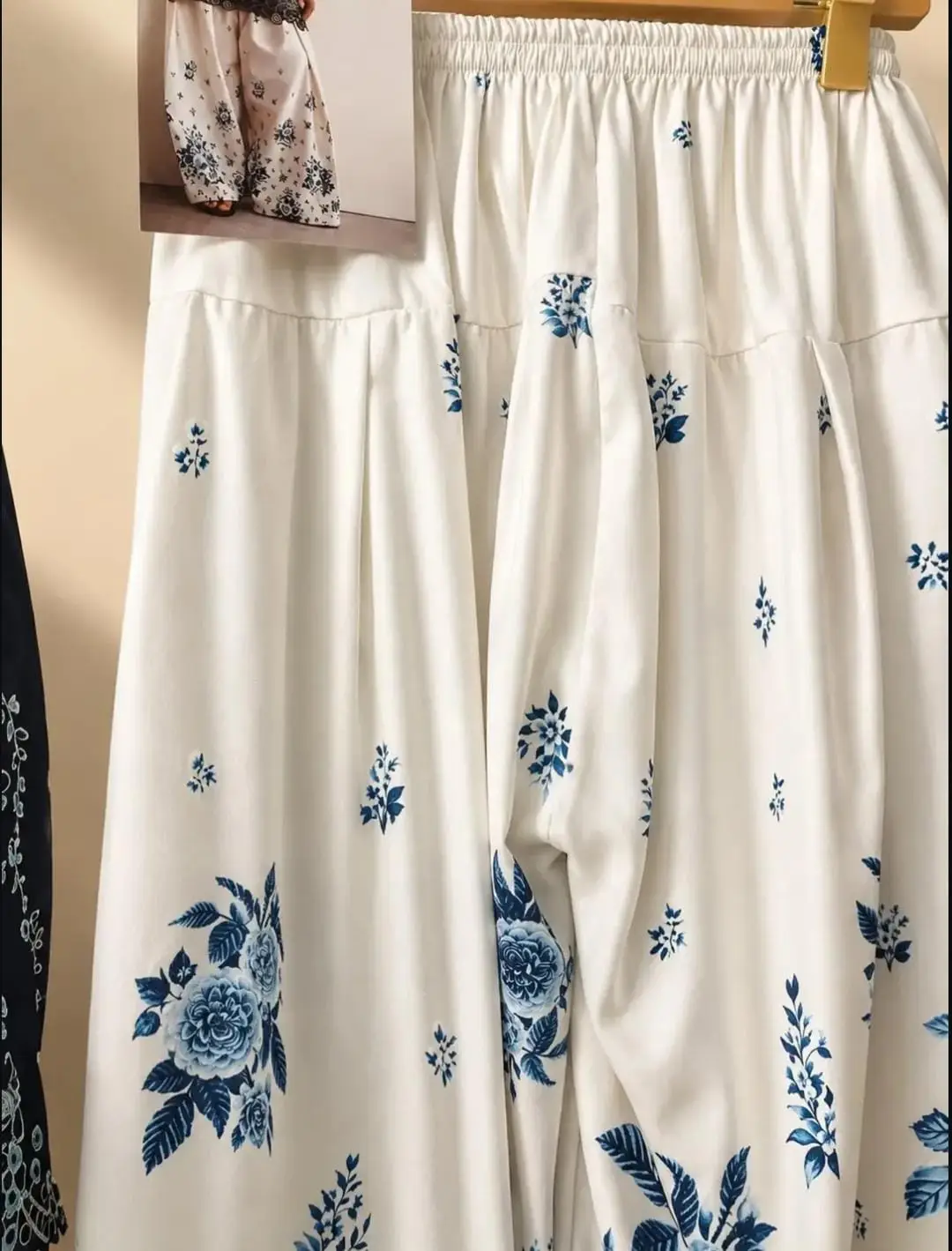 2 Pcs Women's Stitched Cotton Embroidered Shirt And Trouser