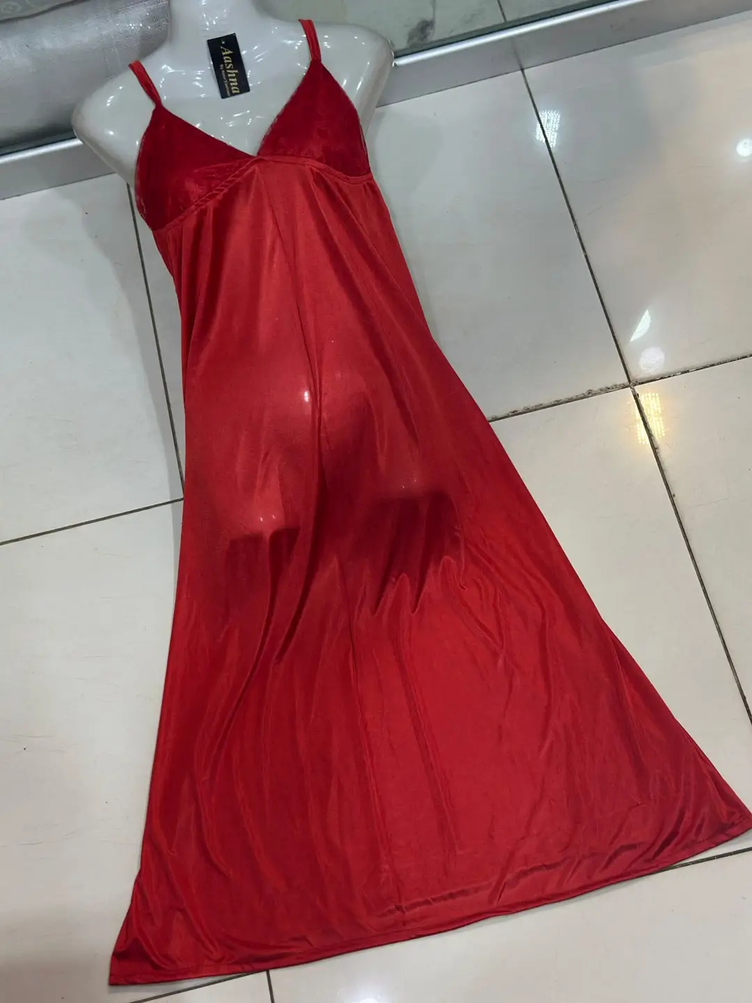 Jersey Embroidered Comfortable And Breathable Nightgown