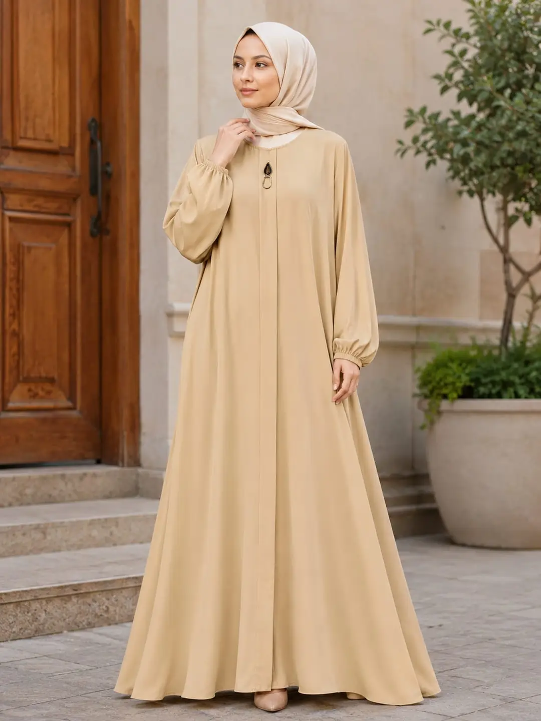 Georgette Plain Maxi Abaya