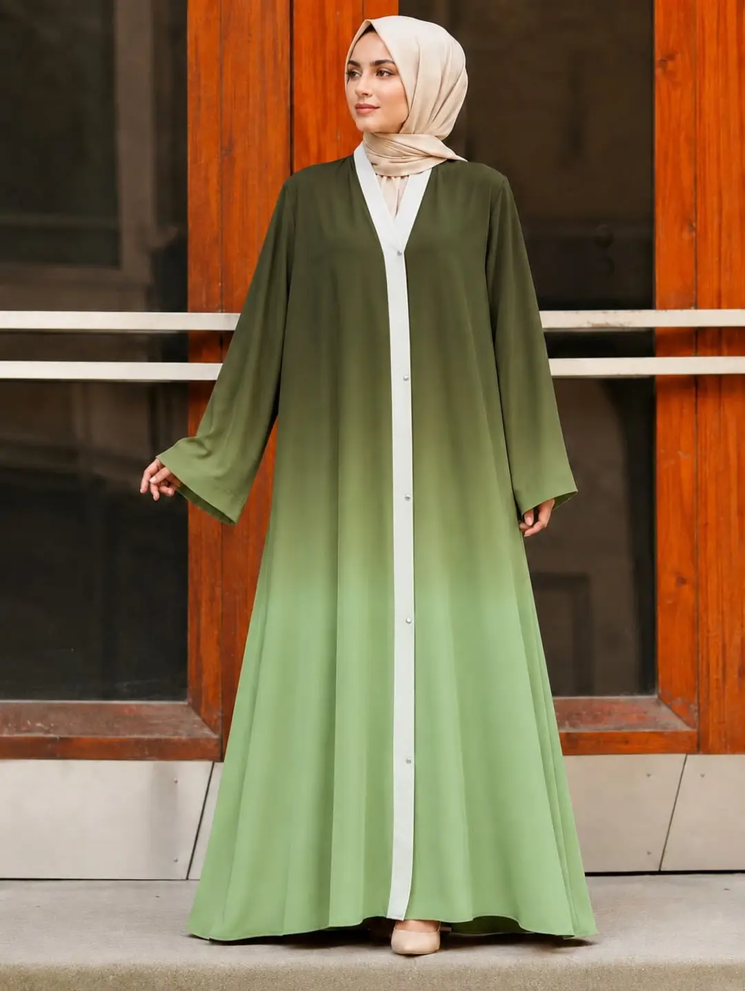 Georgette Plain Classic Abaya