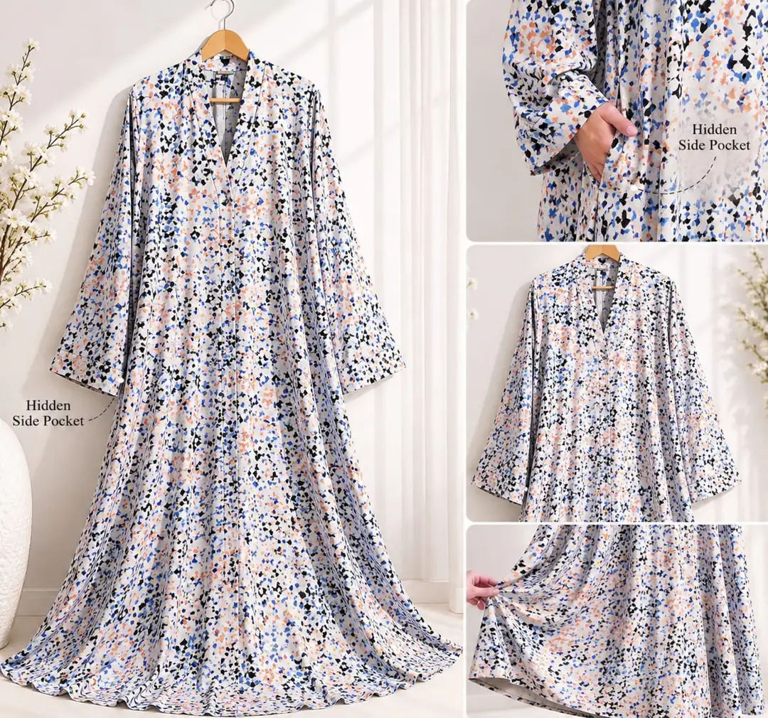 Georgette Printed Classic Abaya