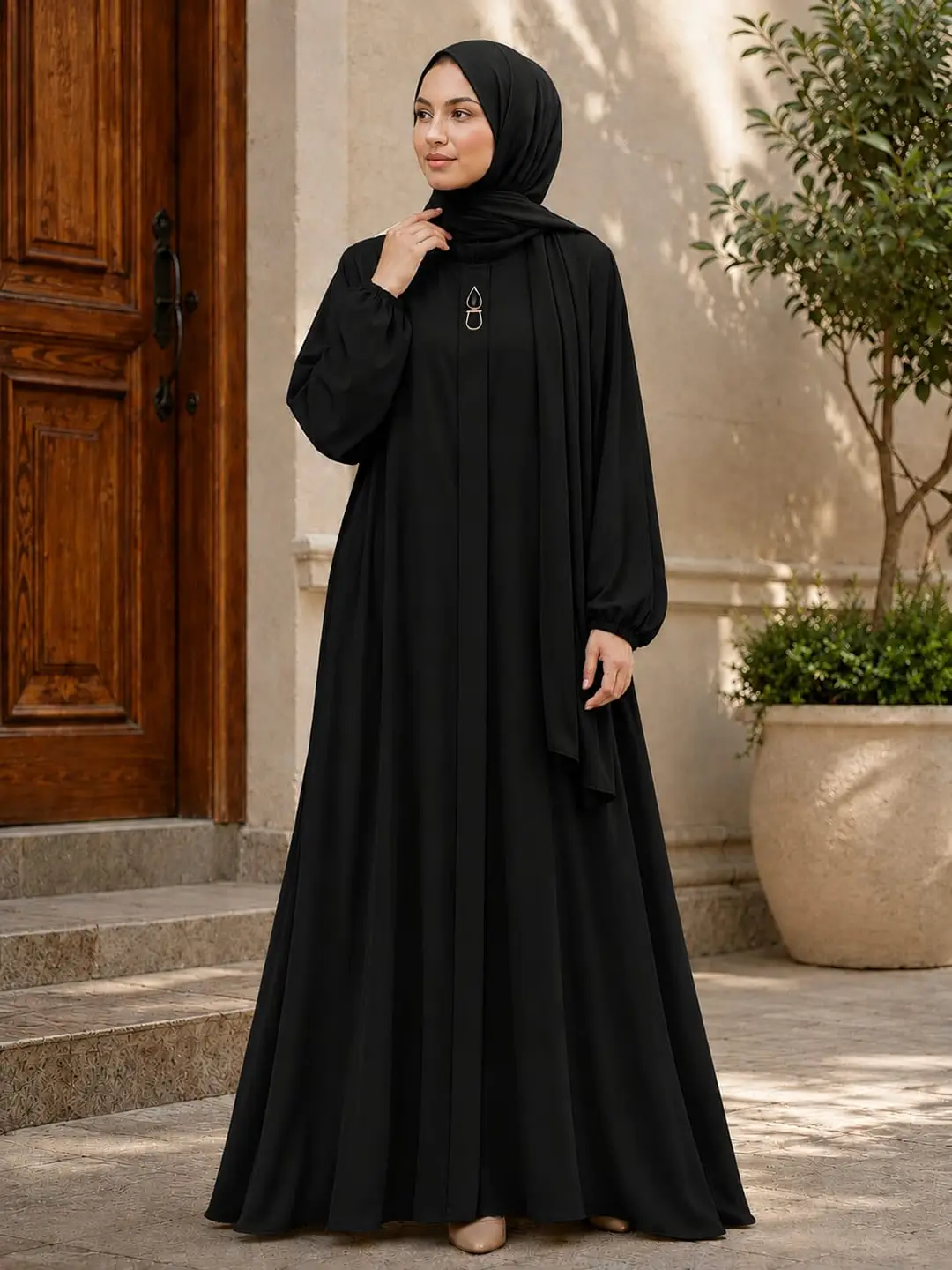 Nida Plain Classic Abaya