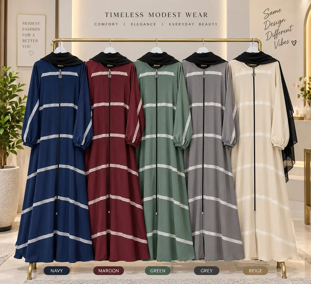Nida Plain Classic Abaya