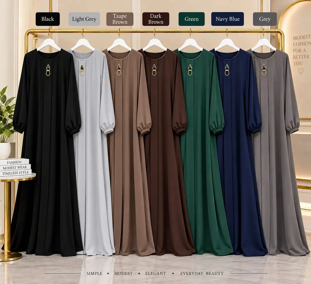 Nida Plain Classic Abaya