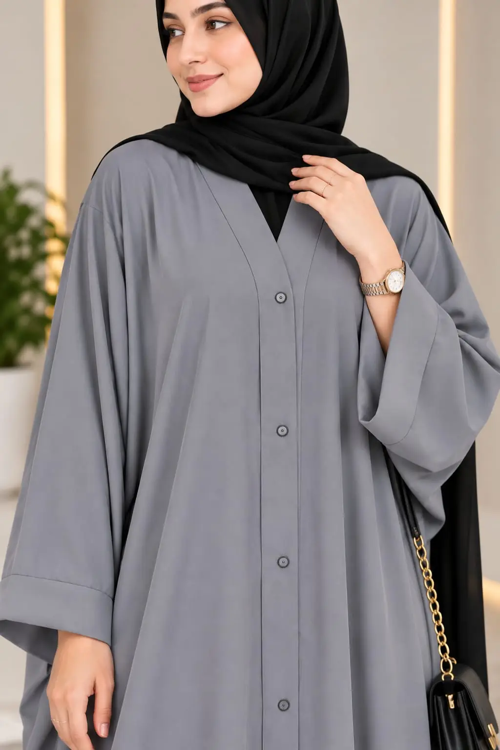 Nida Plain Classic Abaya
