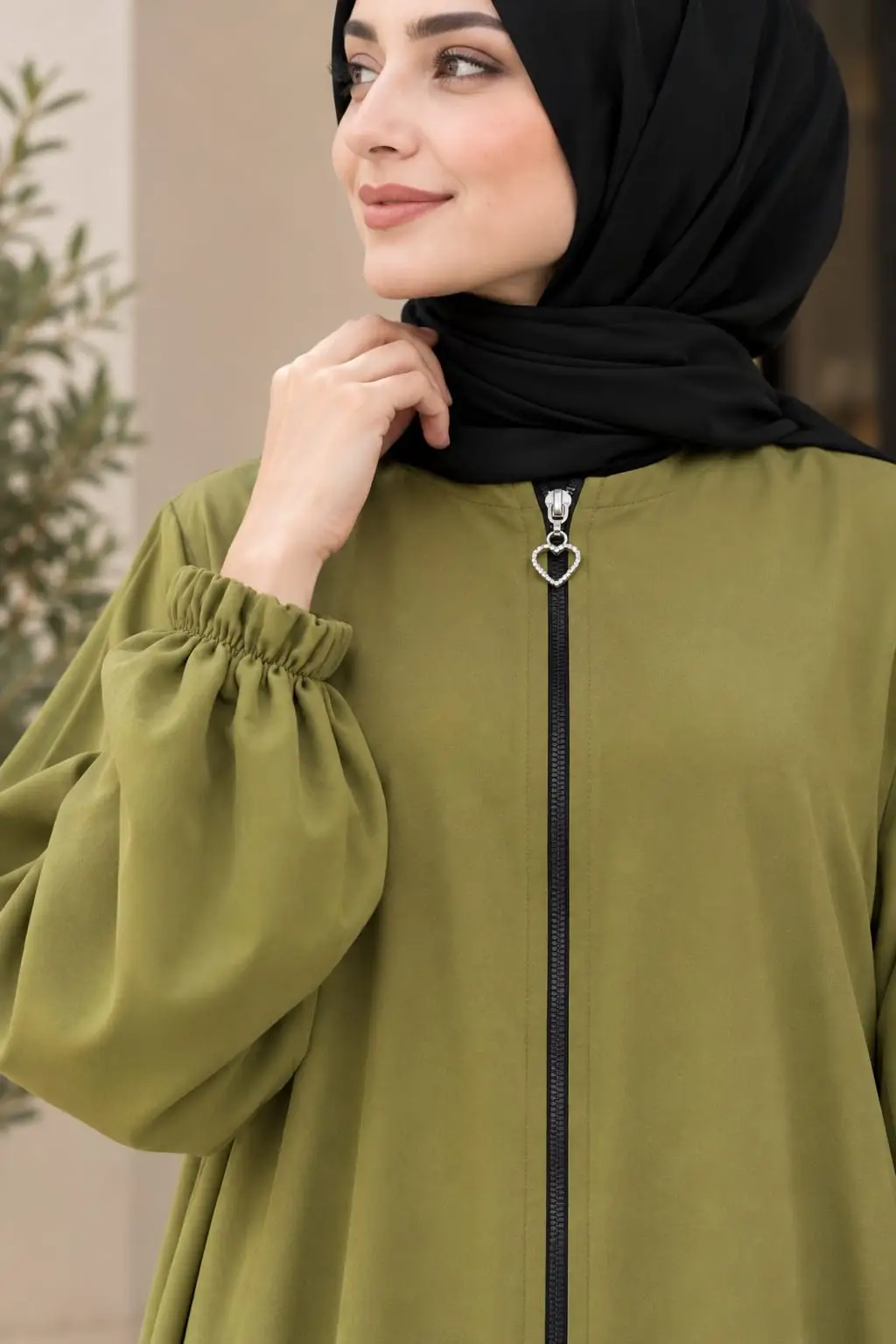 Georgette Plain Classic Abaya