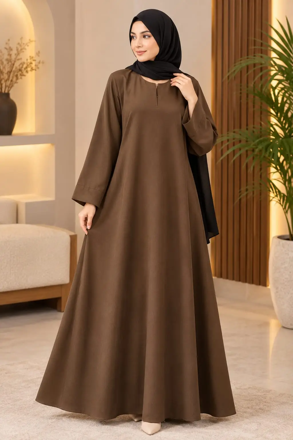 Nida Plain Classic Abaya