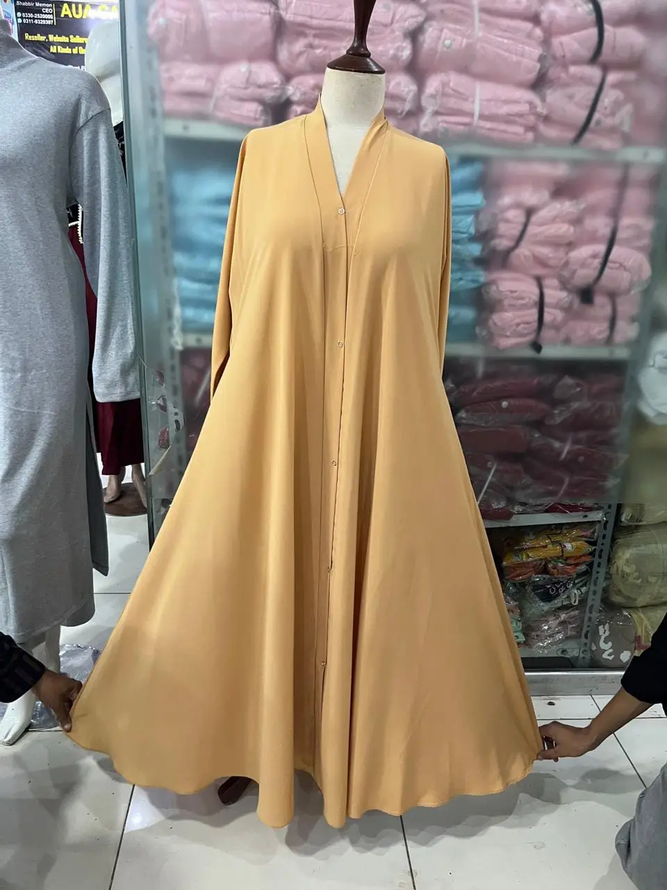 Georgette Plain Full Abaya