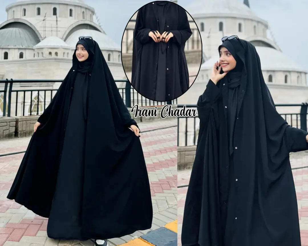 1 Pc Georgette Plain Irani Chadar