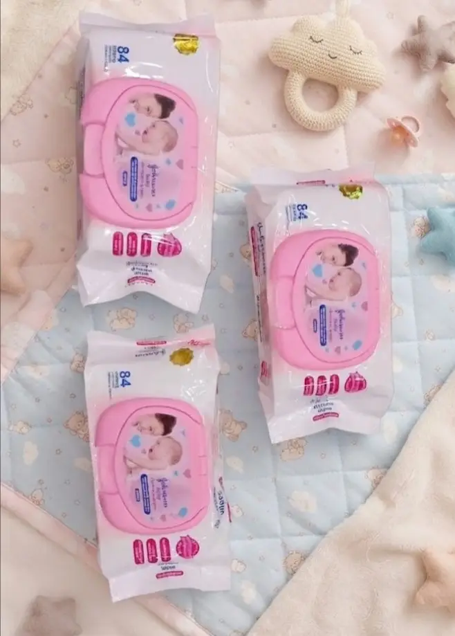 Johnsons Baby wipes pack of 3 Pcs