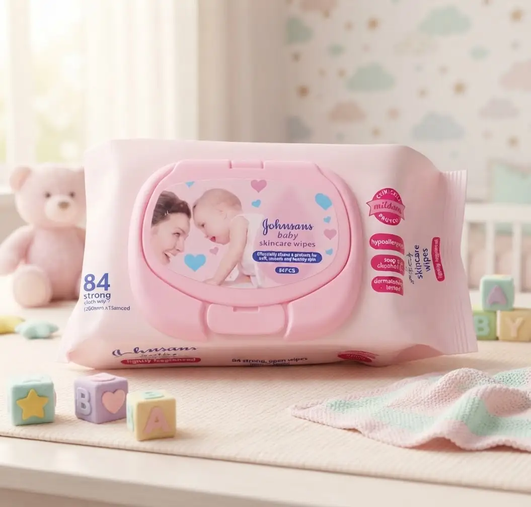 Johnsons Baby wipes pack of 3 Pcs