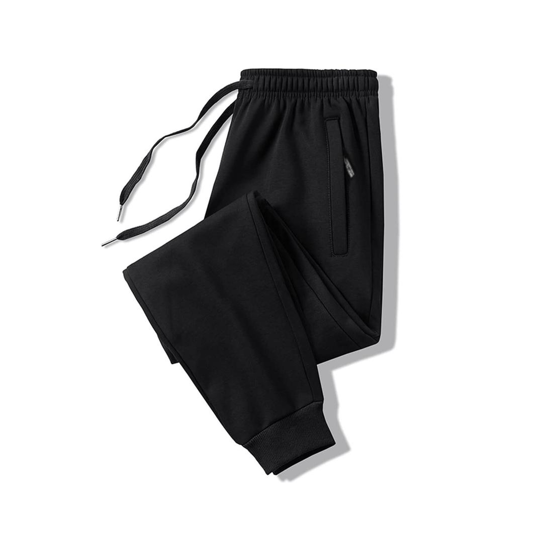 Men Black Terry Trouser Medium to XL