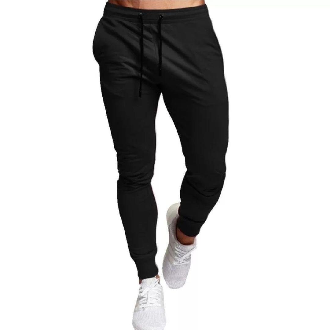 Men Black Terry Trouser Medium to XL