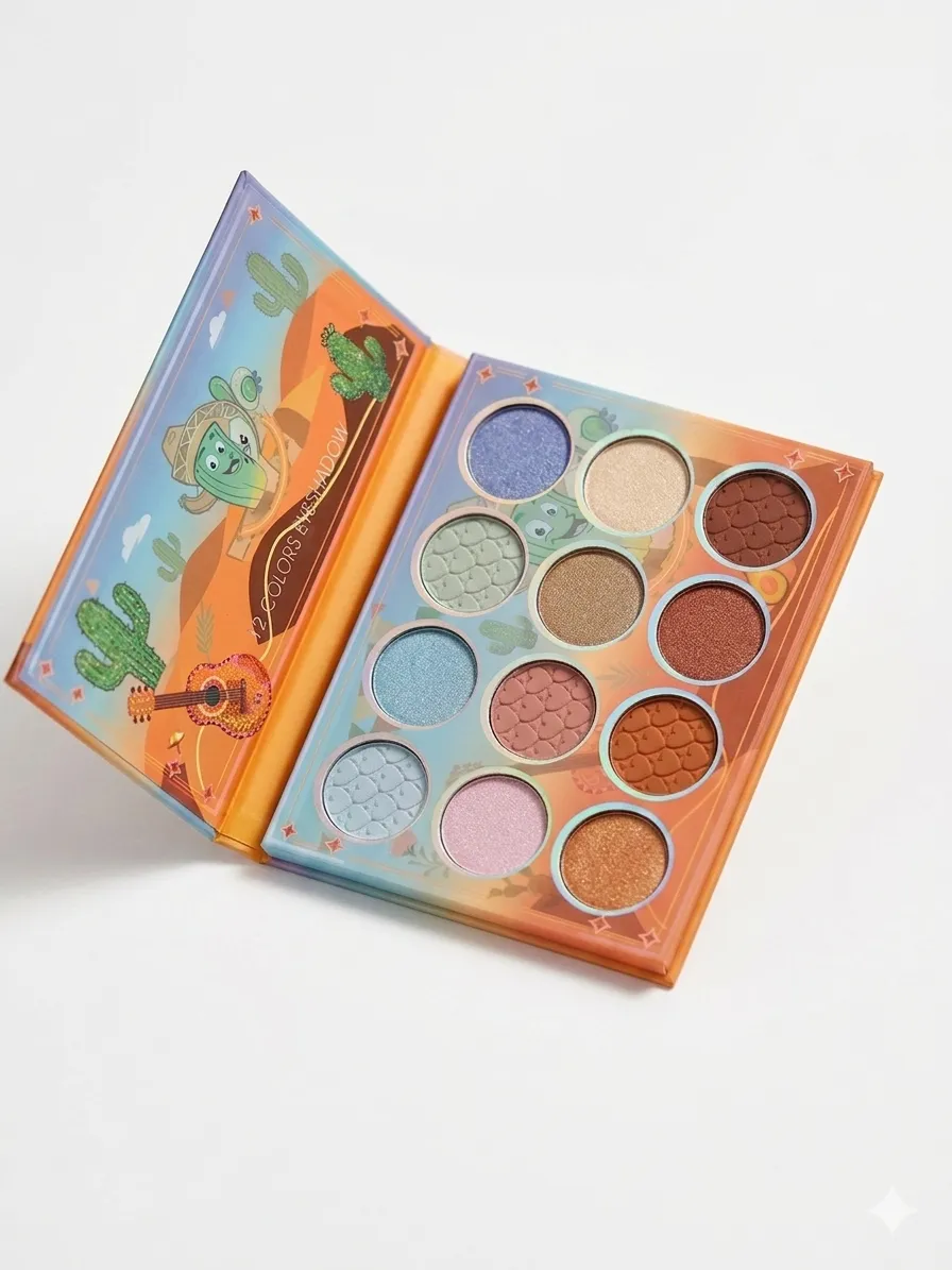 Matte & Glitter Eyeshadow Palette for Women